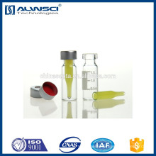 Wide opening 2ml Crimp Top hplc Vial clear borosilicate glass 1